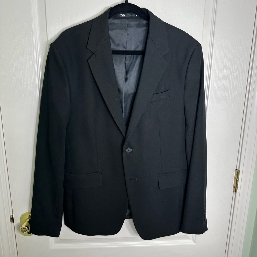 Zara Men's Black Blazer